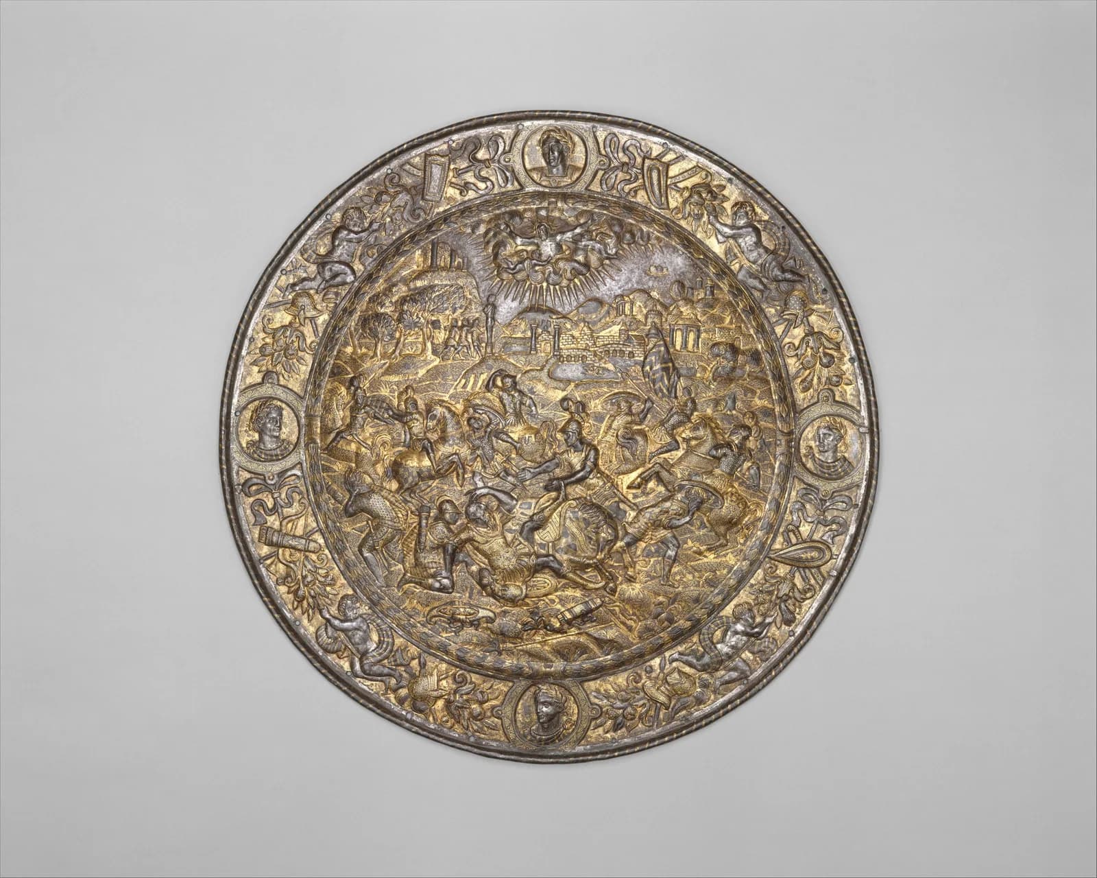 Parade Shield Depicting the Conversion of Saint Paul