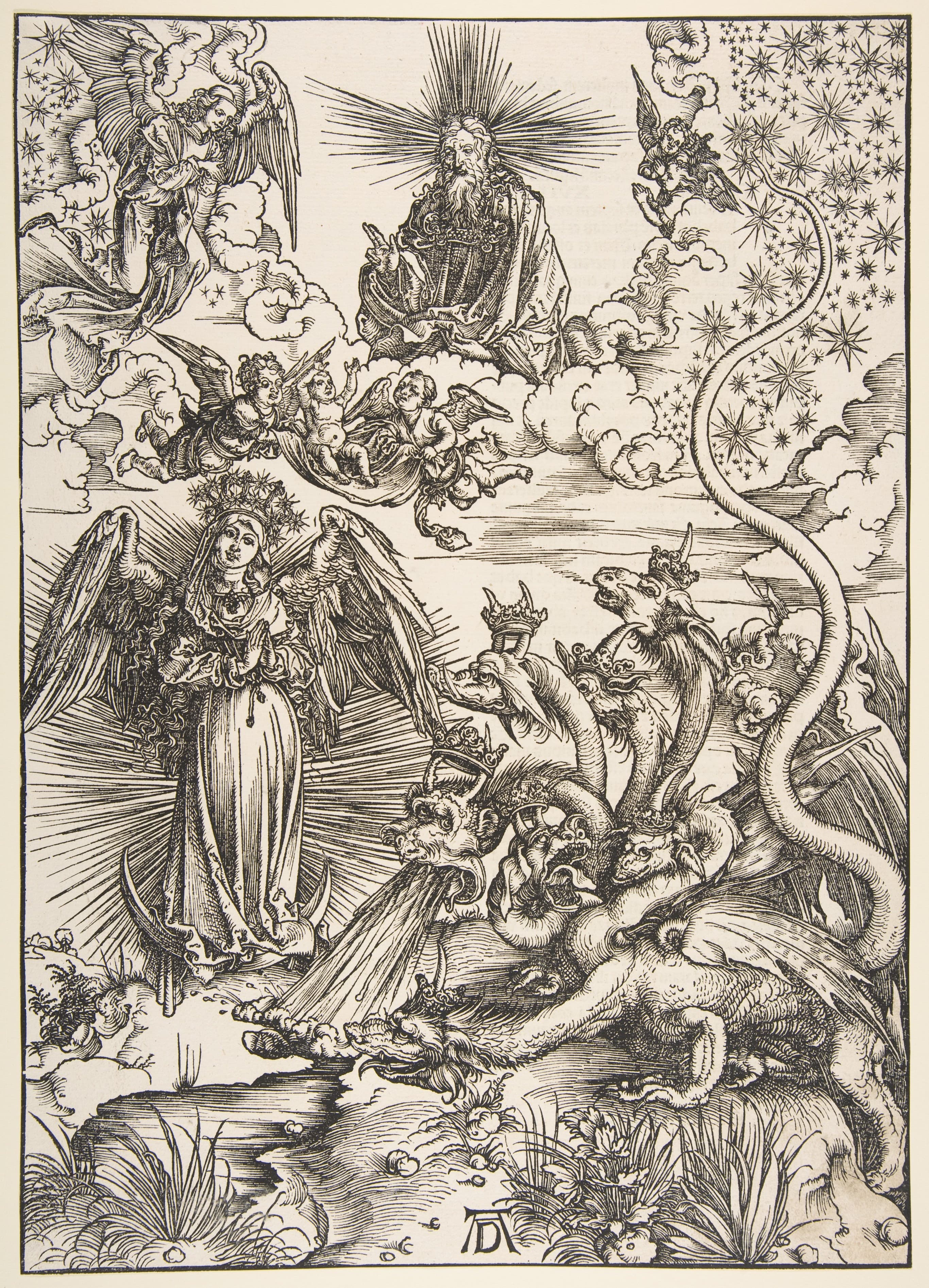 The Apocalyptic Woman, from "The Apocalypse"