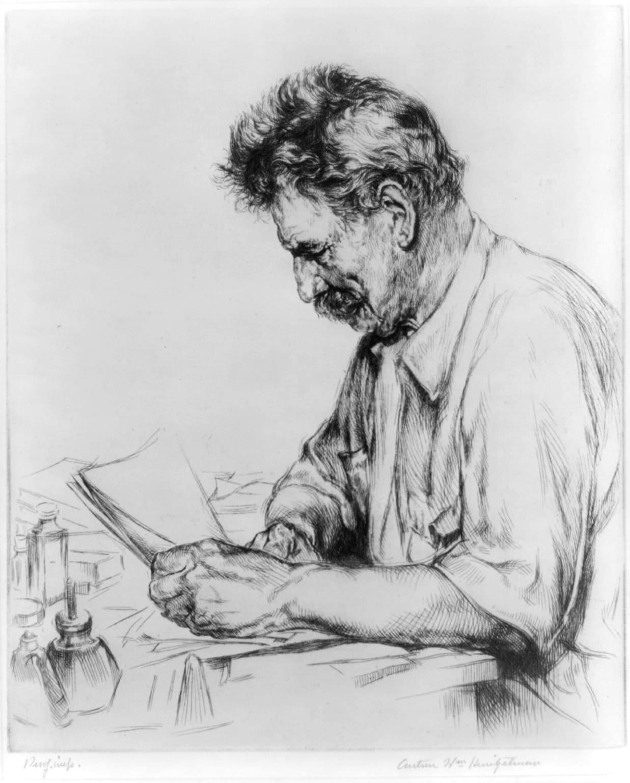 Portrait of Albert Schweitzer LCCN2003667269