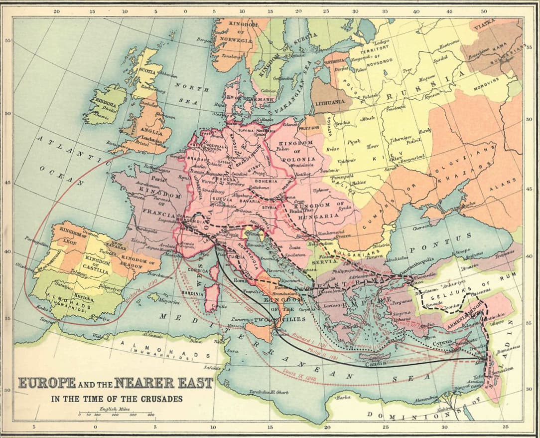 Europe and the Nearer East in the time of the Crusades (Smith, 1915)