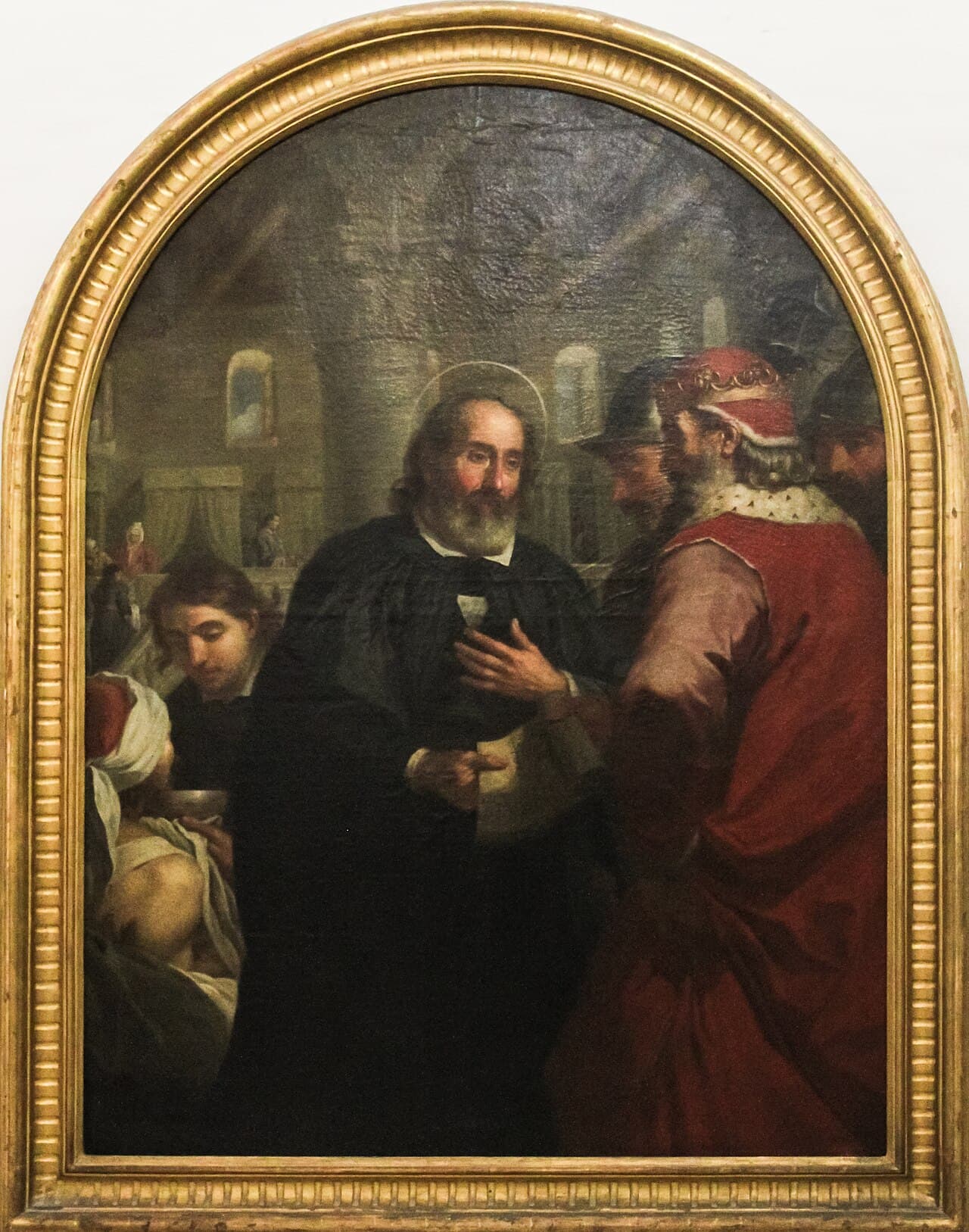 The Blessed Gerard Receiving Godfrey de Bouillonlabel QS:Len,"The Blessed Gerard Receiving Godfrey de Bouillon"